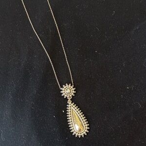Brighton Elegant Silver and Gold Pendant Necklace